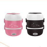 220V Portable Electric Rice Cooker Mini Electric Heating Box Electric Lunch Heating Cooker Box EU/AU/UK/US Plug