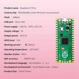 3 Pcs for Raspberry Pi Pico Microcontroller Development Board,Dual-Core ARM Cortex M0+ Processor,133 MHz