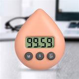 Electronic Digital Timer Kitchen Cooking Shower Study Stopwatch Alarm Clock Water Drop Electronic Cooking Countdown Time Timer