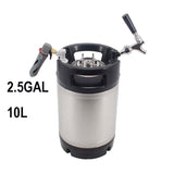Keg Party Pack 10L(2.5Gallon ) Complete Kegging System Brand New Ball Lock Cornelius (Corny) Keg Portable Taproom Kegarator