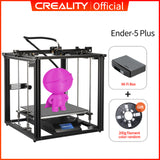 CREALITY 3D Printer Ender-5 Plus Dual Y-axis Motors Glass Build Plate Power off Resume Printing Masks Hot Sell
