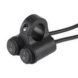 Motorcycle Brake Fog Light Angle Dual Control Button Handlebar Switch For Front Light Switch Hazard Light Switch Brake