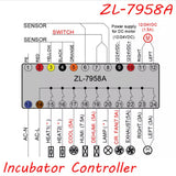LILYTECH ZL-7958A, Incubator Controller, Dehumidifying And DC Turner Motor Control