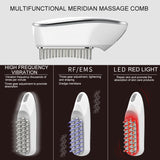NEW Electric Hair Growth Comb Anti Hair Loss Massage Therapy RF Red Light EMS Vibration Head Relax Massager Hair Brush Hair Care