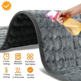 Electric Heating Pad Therapy Mat Blanket Back Muscle Body Pain Relieve Hot Heated Warming Pad