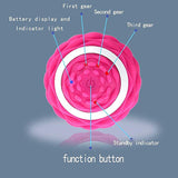 Usb Electric Massage Ball Vibration Muscle Massager Fitness Exercise Yoga  Fascia Handball Pilates Sensory Balls Silicone
