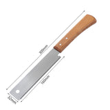 12 inch Japanese Saw Sharp Double-edge sawtooth Steel Flexible Blade Small Hand Saw for Flush Cut Trimming Woodworking Tools