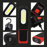3W COB Rechargeable Led Magnetic Cordless Work Light Worklight Multi-Function Tire Repair Lamp Mechanical Workshop Tools Light