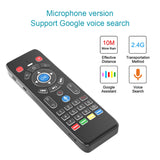 T16+M Wireless Remote Control Set Top Box Intelligent Voice 2.4G Mini Luminous Press Keyboard for Android Windows Google