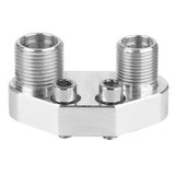 AC Compressor Adapter Fitting Polished Finish Fit for Sanden SD7B10 7176