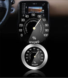 Car Thermometer Hygrometer Mini Mechanical Car Temperature Humidity Meter Indoor Refrigerator Incubator Thermometer