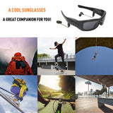 MS21 Sunglasses Camera Headset HD1080P Bluetooth MP3 Player Photo Video Recorder Mini DV Camcorder for Outdoor Mini Glasses