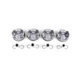 4Pcs Piston &amp; Ring φ22mm Fit For VW Golf R20 MK6 Polo Scirocco R Audi S1 S3 CDLC CDLF CDLG AUDI CDLA CDMA CDLB