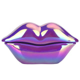 Creative Lips Telephone Electroplate Desktop Landline Phone for Home Office Hotel Decoration Lip Shaped Phones Mouth Telephone