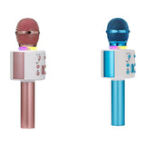 Wireless Musical Microphone, Mini Bluetooth with LED for Children Adults Singing