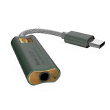 IBasso DC05 ES9219C*2 Portable Headphone AMP Decoding NDK crystal oscillator DAC Type C To 3.5mm 384K Green