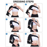 Adjustable Arm Shoulder Sling Elbow Support Immobilizer Breathable Wrist Elbow Forearm Support Strap Injury Sprain Arm Protector