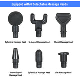 LCD Display Profession Electric Massage Gun Body Muscle Deep Fascia Massager Muscle Pain Exercising Relaxation Slimming Shaping