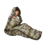 Down Ultralight Camping Sleeping Bag Down Filled Waterproof Fluff Sleeping Bags with Compression Bag Spring Tourism for Adult