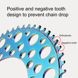 Bicycle 104BCD 54T/56T Round Narrow Wide Chainring Crankset Tooth Plate MTB Wide Chainring Crankset Tooth Plate Bicycle Parts