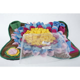 Pet Dog Snuffle Mat Colorful Nose Smell Training Sniffing Pad Dog Puzzle Toys Slow Feeding Mats Food Dispenser Carpet