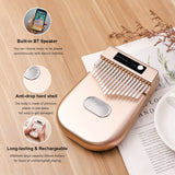 17 Keys Electric Kalimba 4 Kinds of Timbre Built-In Battery BT Connetion Mbira Finger Piano Electronic Musical Instrument Gifts
