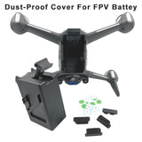 Drone Body Battery Port Protection Cover Dust-Proof Cap For DJI FPV Combo Drone Accessories with Battery Serial Number Sticker