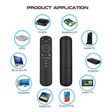 G50S Remote Control 2.4G Smart Voice Remote Control Support Multimedia Devices Built-in Gyroscope Wireless Flying Mouse