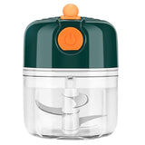 Electric Mini Chopper,Rechargeable Garlic Machine Wireless Fruit Small Mincer Kitchen Mincing for Chili Onion Vegetable