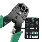 Stripping Crimping Pliers Network Repair Tool Kit LAN Cable Tester RJ45 Crimp Wire Cutter Screwdriver Maintenance Tools Set Bag