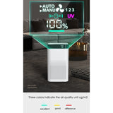 Air Purifier with Hepa Filter Three-Speed Adjustable Automatic Mode Sleep Mode Desktop Household Purifier