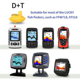 LuckyS Wireless Remote Sonar Sensor Fishing Finder Transducer 45M Water Depth echo sounder wireless sonar for fishing