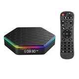 Android 12 Smart TV Box 4K Media Player 6K Decording H.265 VP9 Dual Band WiFi6 BT5.0 Digital Display with Remote Control TV Box