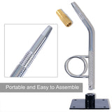 Portable Fly Tying Vise with Base Travel Metal Hook Binding Tool Rotary C-clamp Fish Tackle Kit