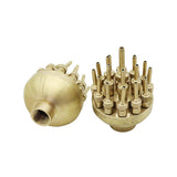 1Pc 1" 1.5" Brass Adjustable Three-layer Flower Fountain Spray Head Center Straight Scattering Sprinklers Landscape Fountains