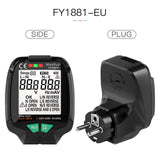New Socket Outlet Tester Voltage Detector Electric Circuit Breaker Finder Ground Zero Line US EU UK Plug Polarity Phase Check
