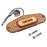 Tooyful Humbucker Pickup Set Output Input Socket for 3-String Cigar Box Guitar Replacement