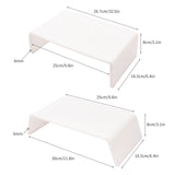1/2Pcs Acrylic Desktop Monitor Holder Laptop Stand Riser Home Office Laptop Screen Shelf Keyboard Base Acrylic Storage Rack