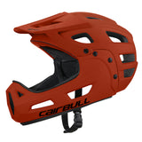 CAIRBULL Full Face Bike Helmet Adult Cycling Helmet with Detachable Chin Guard and Visor for Mountain Biking racing bike helmet