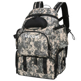 Fishing Tackle Backpack with 3 Fishing Tackle Trays Boxes Waterproof Fishing Tackle Storage Bag Organizer