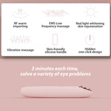 RF Beauty Vibration Eye Massager Electric Eye Protection Hot Compress LED Light Therapy Anti Wrinkle Eyes Care Face Massage Pen