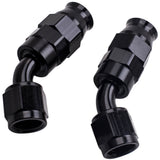 1Set 5 meters AN6 Stainless Steel Braided 5M 6AN 0/45/90/180Degree Fuel hose Oil Line &amp; Hose End Adaptor Kit  T7 Aluminum Alloy