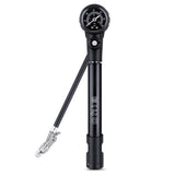 300PSI Bike Fork Pump with Gauge Bicycle Tyre Inflator Fits for Presta Schrader Valve Manual Changing air pump bicycle