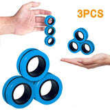 Funny Fidget Spinner Magnetische Ringen Magnetic Bracelet Ring Unzip Toy Anti Stress Figet Toys Hotwhells Stress Reliever Toys