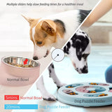 Dog Puzzle Toys for Smart Dogs Penerl Slow Feeder Dog Bowls Interactive Pet Toy for IQ Training Slow Feeding Aid Pets Digestion
