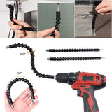 Flexible Drill Extension Hex Shank Drill Nut Driver Bit Set, 3Pcs Universal Socket Adapter Set, Screwdriver Bit Set