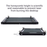 ATOMSTACK S10 Pro Laser Engraver Honeycomb Working Table metal Structure Steel Panel Board Platform with Measurement 380 x 284mm