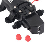 Electric Car Wash Mini Diaphragm Water Pump DC 12V 72W 130PSI 6L/Min Water High Pressure Diaphragm Self Priming Pump