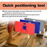 Multifunctional Router Table Insert Plate ABS Plastics Woodworking Tool Engraving Machine Flip Board Milling And Slotting Tools