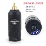 New Tattoo Mini Wireless Power For Tattoo Rotary Machine Pen RCA Connection Tattoo Power Supply